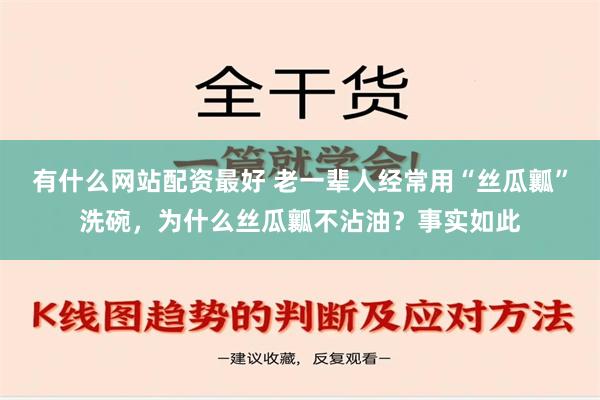 有什么网站配资最好 老一辈人经常用“丝瓜瓤”洗碗，为什么丝瓜瓤不沾油？事实如此