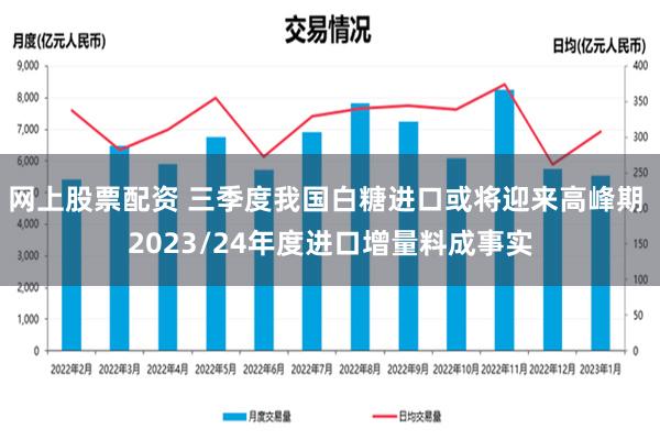 网上股票配资 三季度我国白糖进口或将迎来高峰期 2023/24年度进口增量料成事实