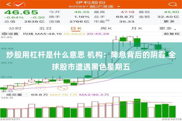 炒股用杠杆是什么意思 机构：降息背后的阴霾 全球股市遭遇黑色星期五